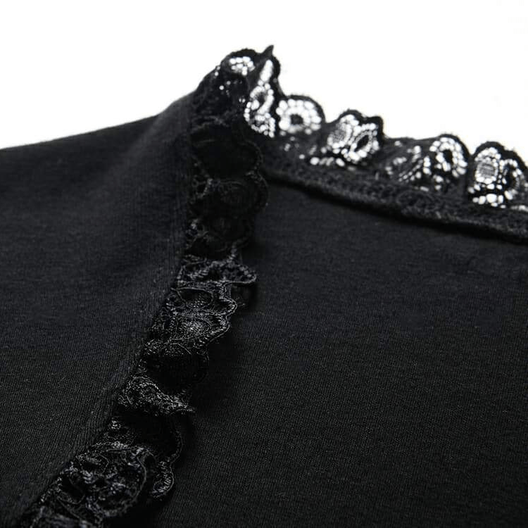 Darkinlove Women's Lacey Goth Bolero Style Jacket