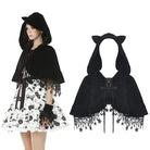 Women's Lolita Cat Ears Cape with Star Tassels