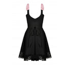 Darkinlove Women's Lolita Pink Bowknots Lace Slip Dress