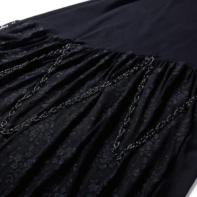 Darkinlove Women's Long Black Goth Gown