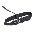 Darkinlove Damen-Punk-Faltenrock mit Cutout und Schnalle