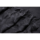 Darkinlove Damen Punk Unregelmäßiger Mesh Splice Drapierter Rock