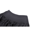 Darkinlove Damen Punk Unregelmäßiger Mesh Splice Drapierter Rock