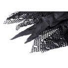Darkinlove Damen Punk Unregelmäßiger Mesh Splice Drapierter Rock