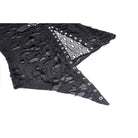 Darkinlove Women's Punk Irregular Ripped Mesh Splice Shirt