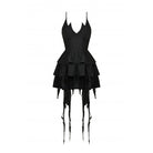 Darkinlove Women's Punk Little Devil Multilayer Slip Dress