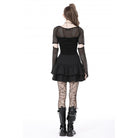 Darkinlove Women's Punk Strappy Layered Skirt