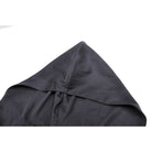 Darkinlove Women's Punk Straps Long Coat with Hood