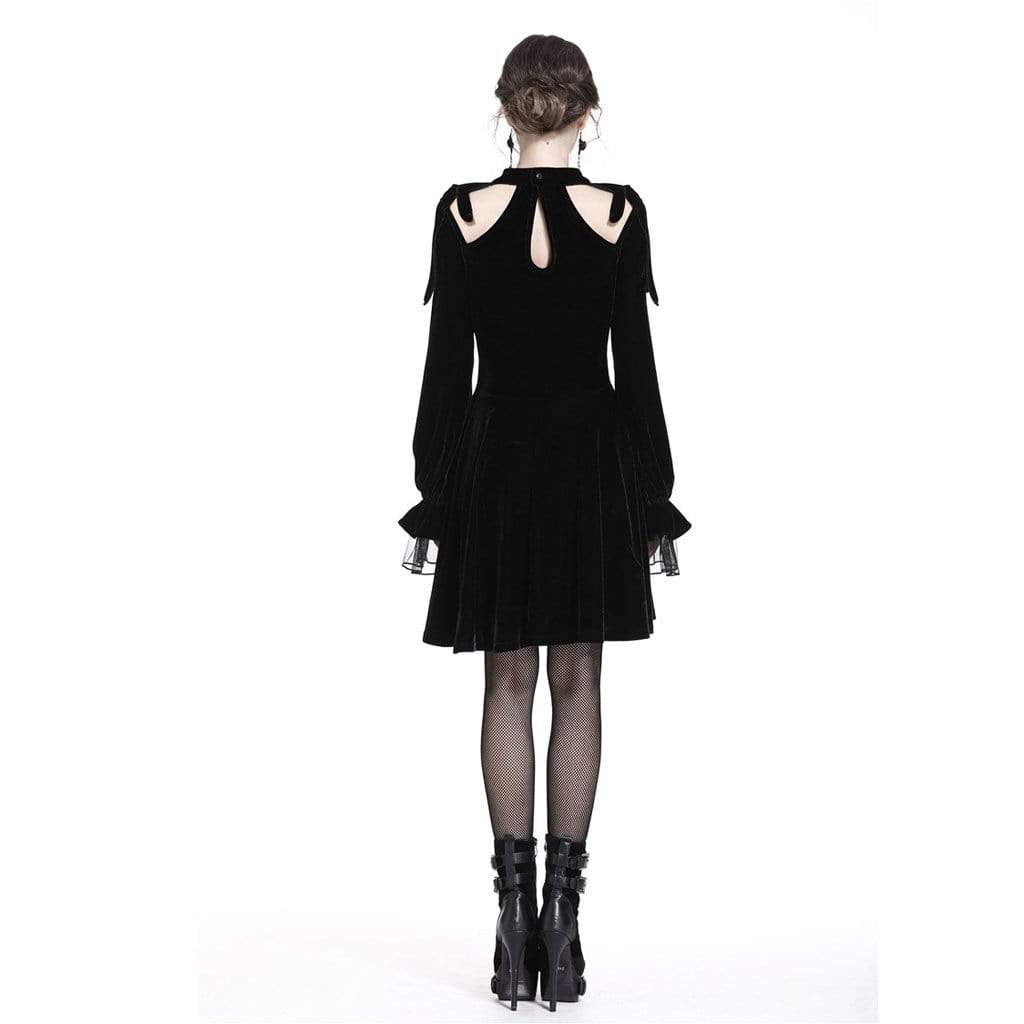 Darkinlove Women's Short Star Goth Dress