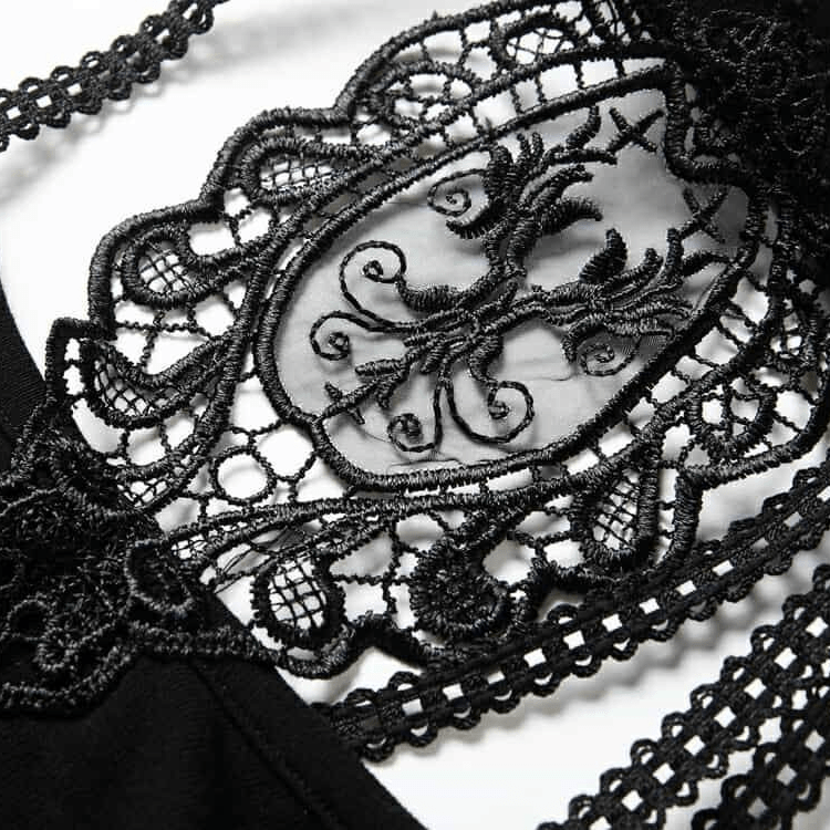 Darkinlove Women's Sleeveless Strappy Goth Dress