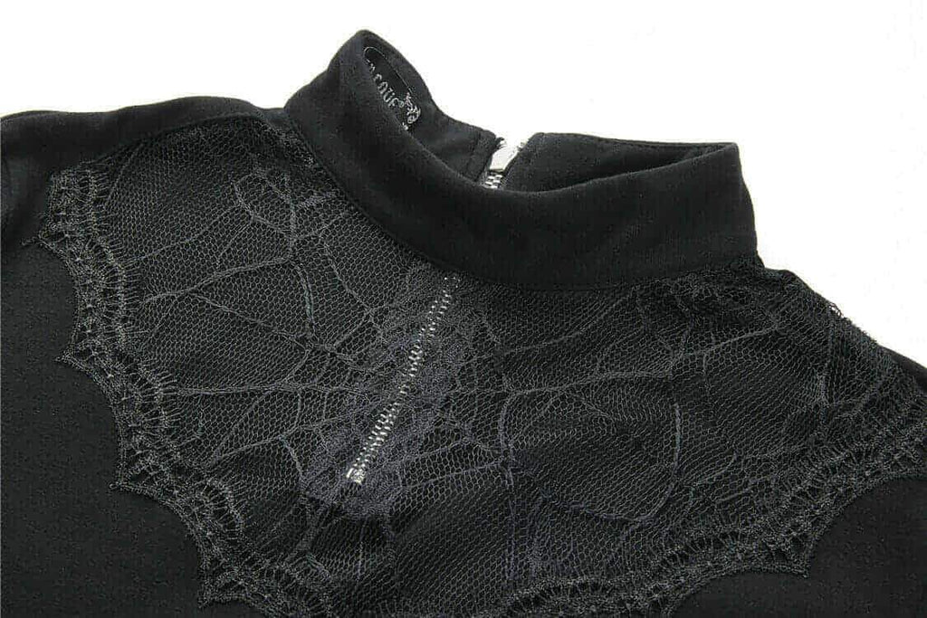 Darkinlove Women's Spider's Web Goth Short Dress