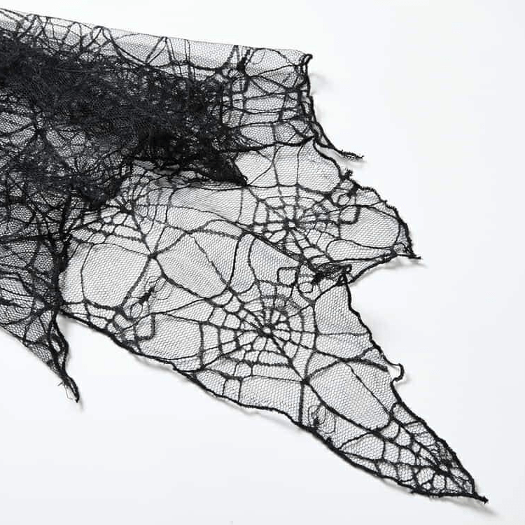Darkinlove Women's Spider Web Lace Goth Top