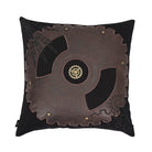 DEVIL FASHION Gothic Gear Embroidered Pillow Case with Pillow Inner