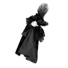 Gothic Jacquard Feather Rhinestone Velet Ties