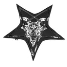 DEVIL FASHION Gothic Sheepshead Printed Pentagram Pillow Case with Pillow Inner