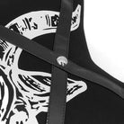 DEVIL FASHION Gothic Sheepshead Printed Pentagram Pillow Case with Pillow Inner