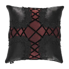 DEVIL FASHION Gothic Strappy Lace Pillow Case Black with Pillow Inner
