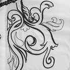 Camisa gótica de manga abullonada con pajarita para hombre DEVIL FASHION