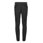 Men's Gothic Back Chain Jacquard Pocket Pants