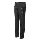 Men's Gothic Back Chain Jacquard Pocket Pants