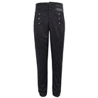 DEVIL FASHION Men's Gothic Cashew Printed High-waisted Pants