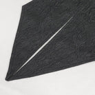 DEVIL FASHION Men's Gothic Feather Swallow-tailed Waistcoat Black