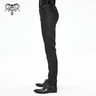 Gothic Anzughose mit Front-Reißverschluss für Herren