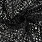 DEVIL FASHION Men's Gothic Irregular Mesh Cloak with Hood