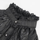 DEVIL FASHION Herren Gothic-Hemd mit Puffärmeln und Rüschen