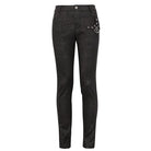 DEVIL FASHION Men's Gothic Slim Fitted Metal Star Pants