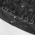 DEVIL FASHION Men's Gothic Splice Ribbed Jacket