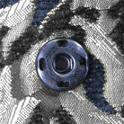 DEVIL FASHION Men's Gothic Stand Collar Totem Embroidered Waistcoat Silver