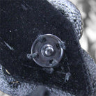 DEVIL FASHION Men's Gothic Stand Collar Totem Embroidered Waistcoat Silver