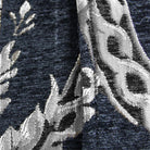 DEVIL FASHION Men's Gothic Stand Collar Totem Embroidered Waistcoat Silver