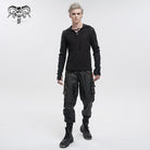 DEVIL FASHION Herren Gothic Batik-Jogginghose