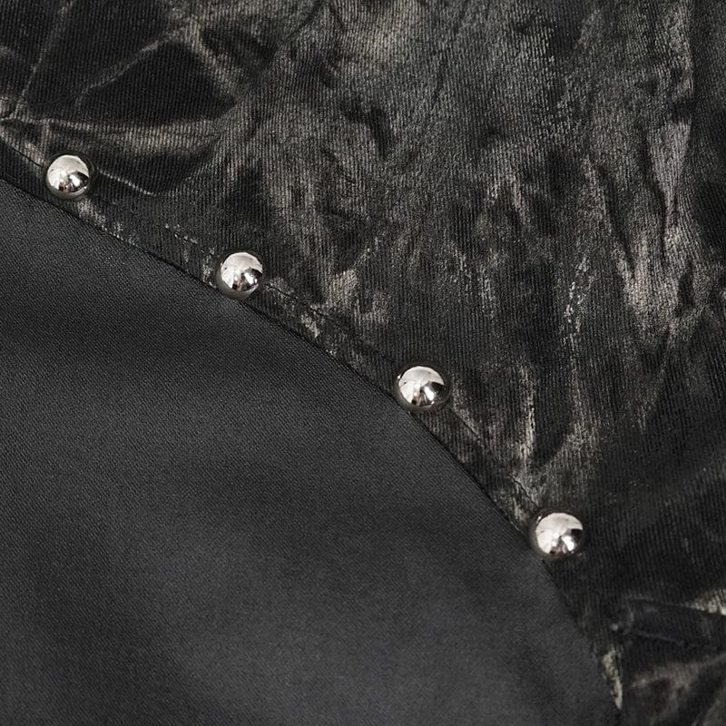 DEVIL FASHION Herren Gothic Batik-Jogginghose