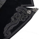 DEVIL FASHION Men's Gothic Toned Horn Sleeved Swallow-tailed Coat