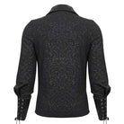 DEVIL FASHION Men's Gothic Turn-down Collar Strappy Shirt