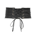 DEVIL FASHION Men's Punk Faux Leather Rivers Belt