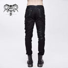 Men's Punk Rivets Straight-leg Pants