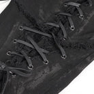DEVIL FASHION Herren Punk Strappy Distressed Pants