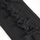 DEVIL FASHION Herren Punk Strappy Distressed Pants