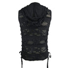 DEVIL FASHION Men's Ripped Sleeveless Grung Punk Top