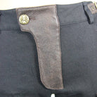 DEVIL FASHION Miesten kapeat goottihousut polvitaskuilla