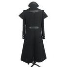 DEVIL FASHION Men's Steampunk Military Style Long Coat