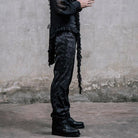 DEVIL FASHION Men's Vintage Brocade Trousers