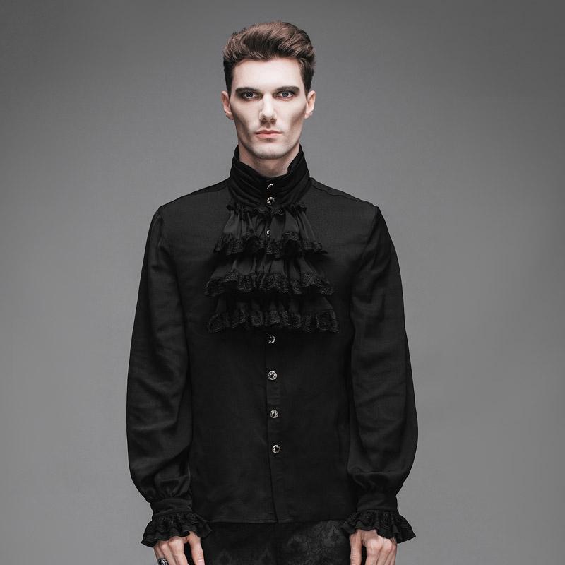 Vintage Ruffled Shirt – Punk Design