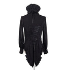 Camisa de cola larga estilo vintage para hombre con volantes DEVIL FASHION