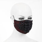 DEVIL FASHION Unisex Gothic Jacquard Mask