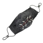 DEVIL FASHION Unisex Gothic Rivets Mask